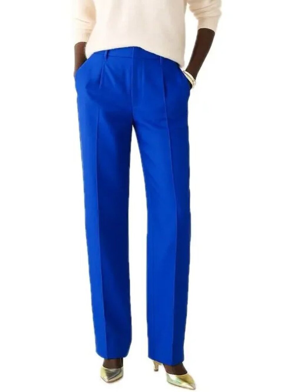 J. Crew Straight-leg essential pant in luster crepe
